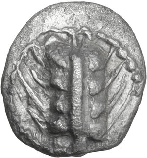 obverse: Southern Lucania, Metapontum. AR Obol, c. 540-510 BC