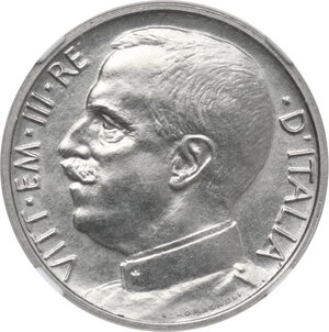 obverse: Vittorio Emanuele III (1900-1943). 50 centesimi 1919 PROVA