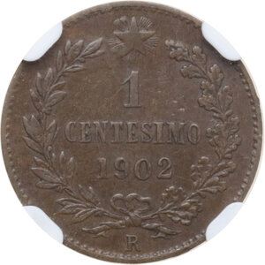 reverse: Vittorio Emanuele III (1900-1943). Centesimo 1902
