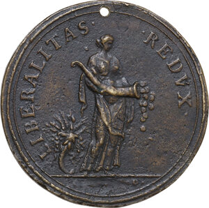 reverse: Clemente XIII (1758-1769), Carlo Rezzonico.. Medaglia straordinaria allusiva alla lotta contro i Gesuiti