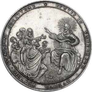 obverse: Pio VII (1800-1823), Barnaba Chiaramonti. Medaglia premio per il Collegio Urbano di Propaganda Fide