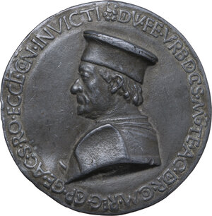 obverse: Federico da Montefeltro (1422-1482). Medaglia 1482