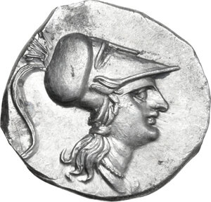 obverse: Southern Lucania, Metapontum. AR Half Shekel – Drachm. Time of Hannibal, c. 212-206 BC