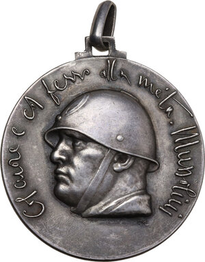 obverse: Era Fascista. . Medaglia A. XIV (1936) coniata per la V legione del Movimento Volontario di Sicurezza Nazionale