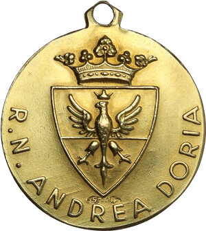 obverse: Era Fascista. Medaglia s.d. celebrativa della Regia Nave Andrea Doria