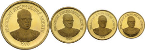 obverse: Congo.  Democratic Republic (1969-1992). Four (4) piece 