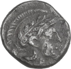 obverse: Southern Lucania, Thurium. AR Hemiobol(?), c. 5th century BC