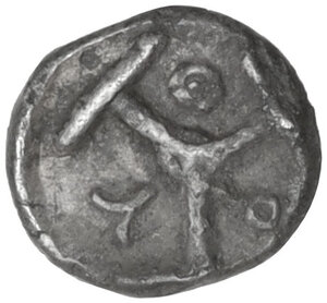 reverse: Southern Lucania, Thurium. AR Hemiobol(?), c. 5th century BC