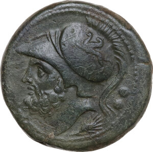 obverse: Bruttium, The Brettii. AE Didrachm, c. 214-211 BC