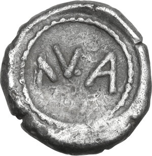 reverse: Bruttium, Kaulonia. AR Triobol, c. 500-480 BC