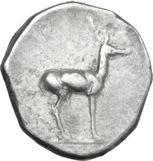 reverse: Bruttium, Kaulonia. AR Stater, 475-425 BC