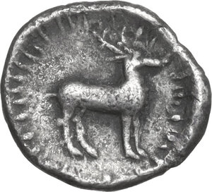 reverse: Bruttium, Kaulonia. AR Diobol, 425-420 BC