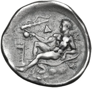 reverse: Bruttium, Kroton. AR Nomos, c. 400-325 BC