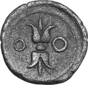 reverse: Bruttium, Locri. AR Diobol, c. 350-300 BC