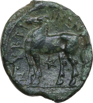 reverse: Bruttium, Nuceria. AE 23 mm, 225-200 BC