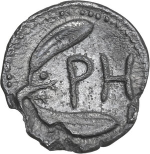 reverse: Bruttium, Rhegion. AR Litra, 415-387 BC