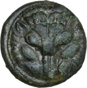obverse: Bruttium, Rhegion. AE 20 mm, c. 351-280 BC
