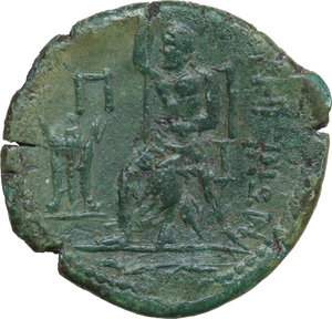 reverse: Bruttium, Rhegion. AE Pentonkion, circa 215-150 BC