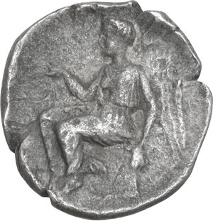 reverse: Bruttium, Terina. AR Triobol, 420-400 BC