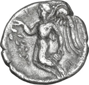 reverse: Bruttium, Terina. AR Diobol, c. 420-400 BC