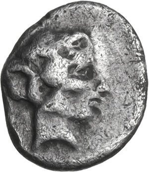 obverse: Bruttium, Terina. AR Obol, c. 350-300 BC