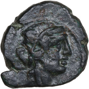 obverse: Central Italy, uncertain mint.  Capua or Minturnae(?) . AE 22 mm. late 90s-early 80s BC