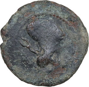 obverse: Central Italy, uncertain mint. AE 20 mm. c. 1st century BC