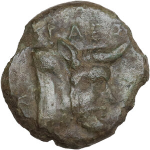 obverse: Bruttium(?), Breig. AE Hemiobol(?), c. 340-320 BC