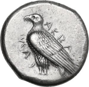 obverse: Akragas. AR Didrachm, c. 485-480/78 BC