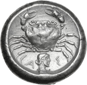 reverse: Akragas. AR Didrachm, c. 478-470 BC
