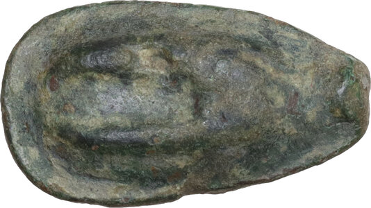 reverse: Akragas. AE Cast Onkia, c. 450-425 BC
