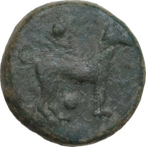 obverse: Eryx. AE Hexas or Dionkion, c. 416/5-410 BC