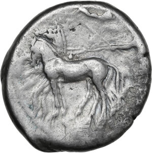 obverse: Gela. AR Tetradrachm, c. 420-415 BC