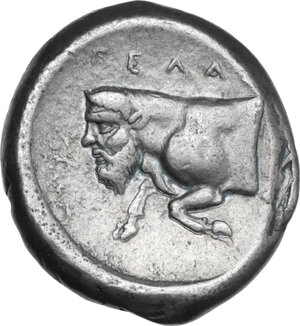 reverse: Gela. AR Tetradrachm, c. 420-415 BC