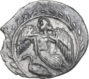 obverse: Kamarina. AR Litra, c. 461-435 BC