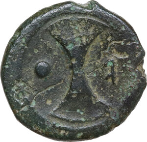 reverse: Etruria, uncertain mint. AE Uncia. Circa 3rd century BC