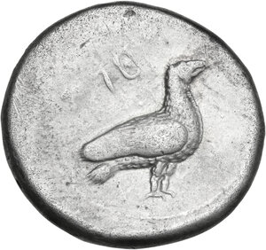 obverse: Motya. AR Tetradrachm, c. 405-400 BC
