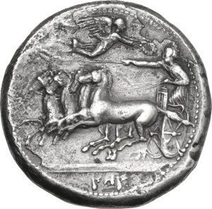 obverse: Panormos as Ziz. AR Tetradrachm, c. 340 BC