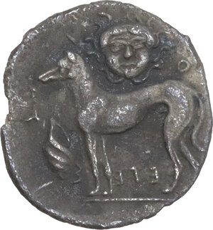 reverse: Segesta. AR Litra, 415-409 BC
