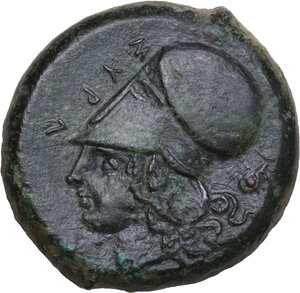 obverse: Syracuse.  Dionysios I to Dionysios II.. AE Hemilitron, c. 375-344 BC