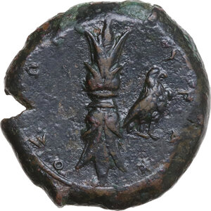 reverse: Syracuse.  Timoleon and the Third Democracy (344-317 BC).. AE 24 mm. Timoleontic Symmachy coinage. 1st series, circa 344-339/8 BC