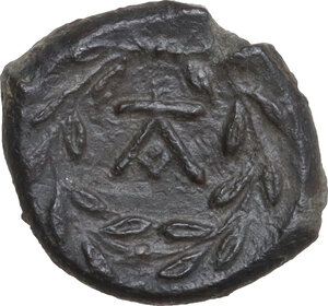 reverse: Tauromenion.  Mercenaries Campanoi. AE Onkia, c. 354-344 BC