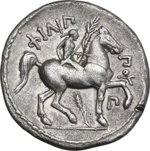 reverse: Kings of Macedon.  Philip III Arrhidaios (323-317 BC).. AR Tetradrachm. In the types of Philip II. Amphipolis mint. Struck under Polyperchon, c. 318-317 BC