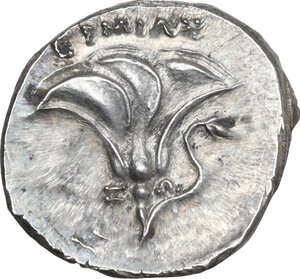 reverse: Kings of Macedon.  Perseus (179-168 BC).. AR Drachm, Third Macedonian War issue. Uncertain mint in Thessaly, Hermias, magistrate