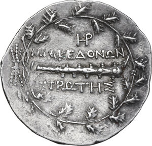 reverse: Macedon, under Roman Rule.  Republican period. First Meris (c. 167-149 BC).. AR Tetradrachm. Amphipolis mint