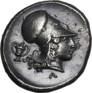 reverse: Akarnania, Leukas. AR Stater, c. 400-375 BC