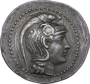 obverse: Attica, Athens. AR Tetradrachm. New Style coinage. Glau(kos) and Eche(krates)/Eche(demos), magistrates. Struck 138/7 BC
