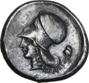 reverse: Corinthia, Corinth. AR Stater, c. 400-375 BC