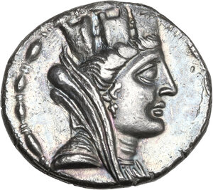 obverse: Seleukis and Pieria, Laodicea ad Mare. AR Tetradrachm. Dated CY 30 (52/1 BC)