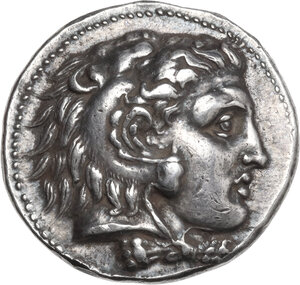 obverse: Egypt, Ptolemaic Kingdom.  Ptolemy I Soter (305-285 BC).. AR Tetradrachm. Memphis or Alexandreia mint. Struck circa 323-317 BC. In the name and types of Alexander III of Macedon